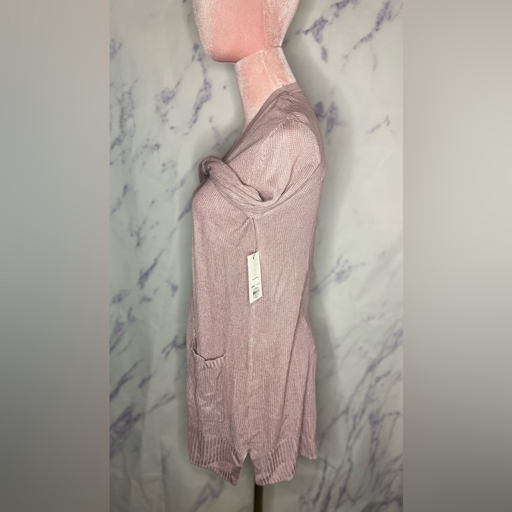 NWT Nine West Washed Grape Essential Light Weight Cardigan Sz S - Picture 2 of 4